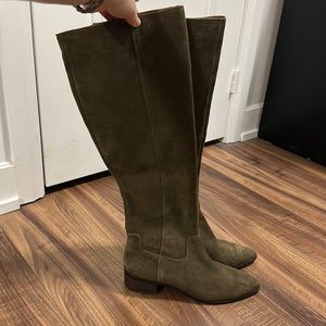 Lucky Brand suede knee high boots